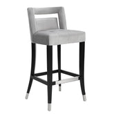 Hart Grey Velvet Bar Stool Model: TOV-BS25